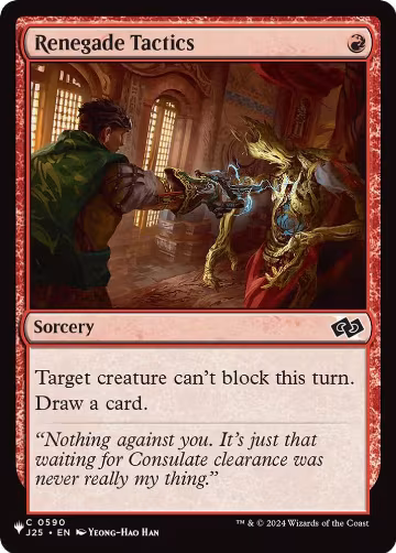 Renegade Tactics (J25) (590), The List Reprints — Magic card price