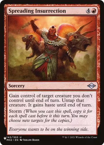 Spreading Insurrection (142), The List Reprints — Magic card price