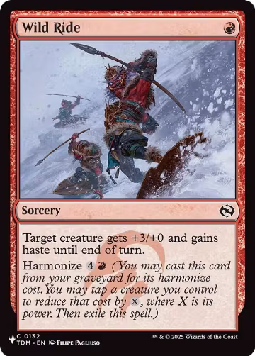 Wild Ride (132), The List Reprints — Magic card price
