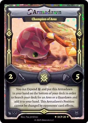 Armadawn - Champion of Ares (DCP-20), Divine Champions: Sunstrike Promos — Elestrals card price