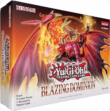 Blazing Dominion Mini Booster Box (Retail Exclusive), Blazing Dominion — Yu-Gi-Oh! sealed product price