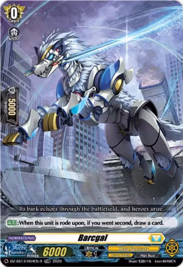 Barcgal (TDR) (DZ-SS13/004EN-R), DZ-SS13: Blaster Blade Start Deck — Vanguard card price