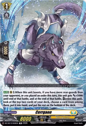 Cerrgaon (DZ-SS13/009EN), DZ-SS13: Blaster Blade Start Deck — Vanguard card price