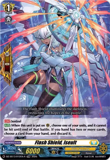 Flash Shield, Iseult (TDR) (DZ-SS13/012EN-R), DZ-SS13: Blaster Blade Start Deck — Vanguard card price