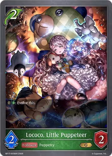 Lococo, Little Puppeteer (BP17-005EN), Convergent Destinies — Shadowverse card price