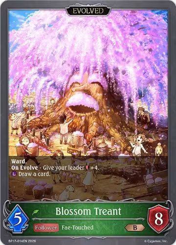 Blossom Treant (Evolved) (BP17-014EN), Convergent Destinies — Shadowverse card price
