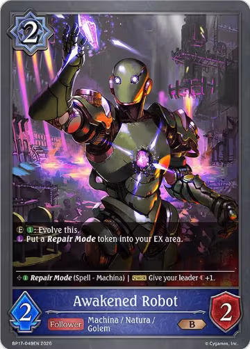 Awakened Robot (BP17-049EN), Convergent Destinies — Shadowverse card price