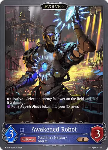 Awakened Robot (Evolved) (BP17-050EN), Convergent Destinies — Shadowverse card price