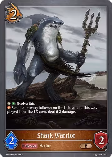 Shark Warrior (BP17-067EN), Convergent Destinies — Shadowverse card price