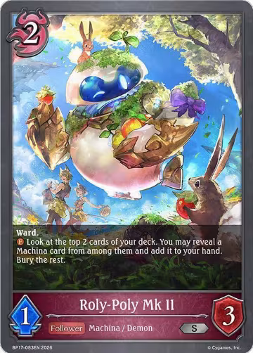 Roly-Poly Mk II (BP17-083EN), Convergent Destinies — Shadowverse card price