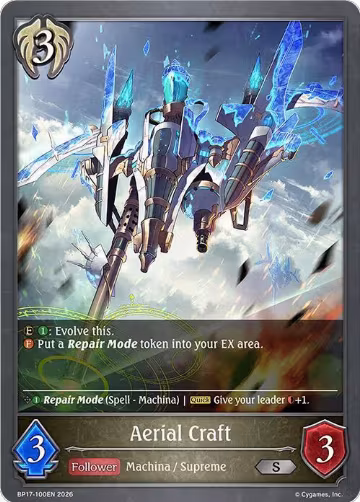 Aerial Craft (BP17-100EN), Convergent Destinies — Shadowverse card price