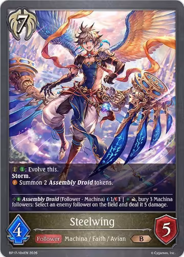 Steelwing (BP17-104EN), Convergent Destinies — Shadowverse card price