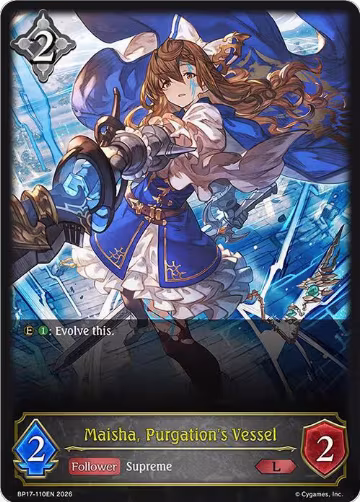 Maisha, Purgation's Vessel (BP17-110EN), Convergent Destinies — Shadowverse card price