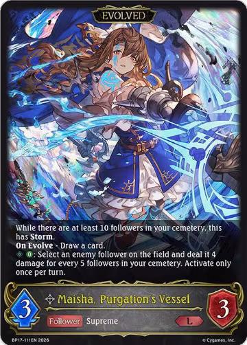 Maisha, Purgation's Vessel (Evolved) (BP17-111EN), Convergent Destinies — Shadowverse card price