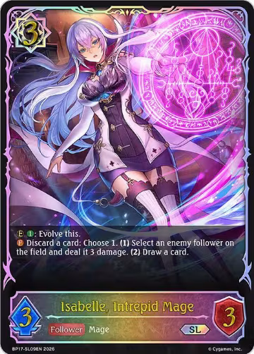 Isabelle, Intrepid Mage (SL) (BP17-SL09EN), Convergent Destinies — Shadowverse card price