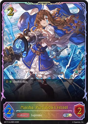Maisha, Purgation's Vessel (SL) (BP17-SL26EN), Convergent Destinies — Shadowverse card price