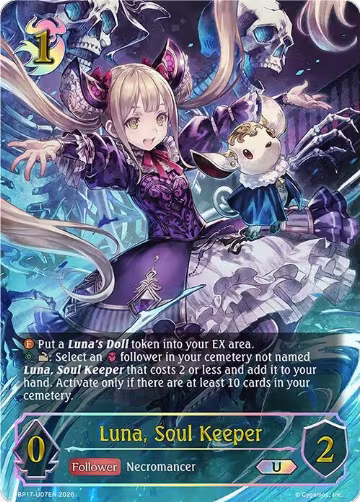 Luna, Soul Keeper (U) (BP17-U07EN) — card price
