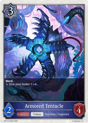 Armored Tentacle (BP17-T14EN), Convergent Destinies — Shadowverse card price