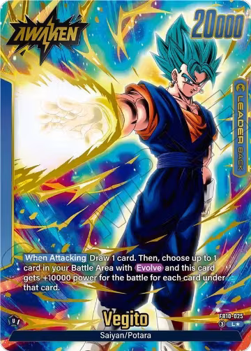 Son Goku/Vegeta // Vegito (Alternate Art) (FB10-025), Cross Force — DB Fusion card price