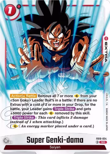 Super Genki-dama (FB10-024), Cross Force — DB Fusion card price