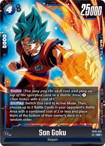 Son Goku - FB10-032 (FB10-032), Cross Force — DB Fusion card price