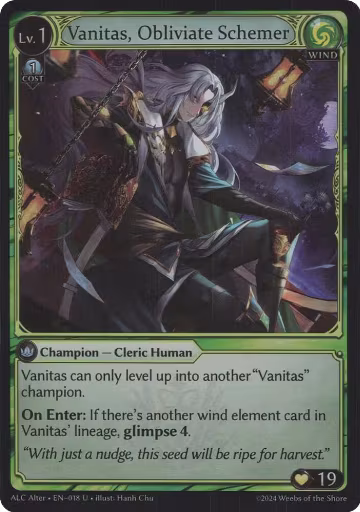 Vanitas, Obliviate Schemer (018) — card price