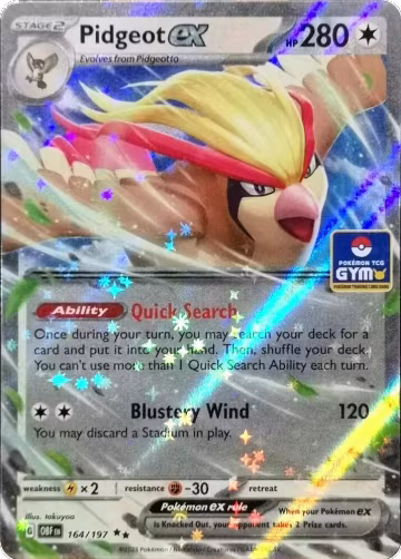 Pidgeot ex - 164/197 (164/197), Miscellaneous Cards & Products — Pokémon card price