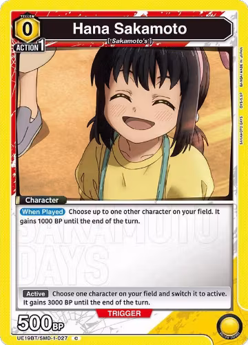 Hana Sakamoto (UE19BT/SMD-1-027), SAKAMOTO DAYS — Union Arena card price