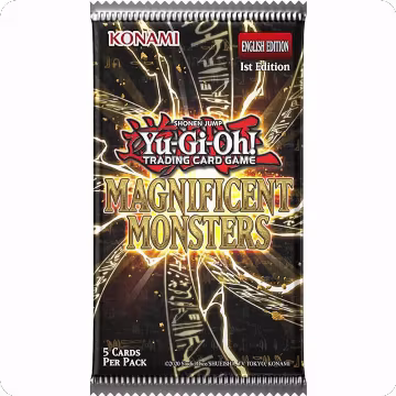 Magnificent Monsters Booster Pack, Magnificent Monsters — Yu-Gi-Oh! sealed product price