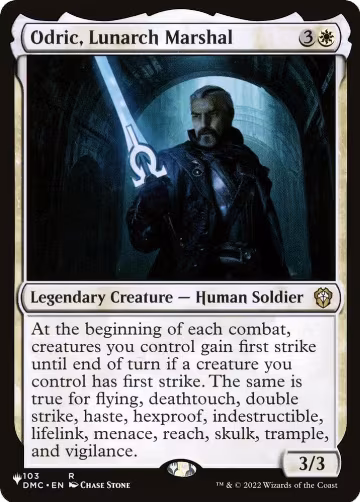 Odric, Lunarch Marshal (DMC) (103), The List Reprints — Magic card price