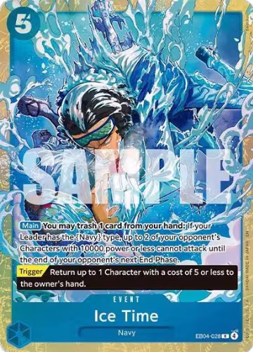 Ice Time (Premium Card Collection -Best Selection Vol. 6-) (EB04-028), One Piece Promotion Cards — One Piece card price