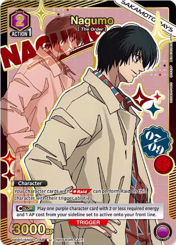 Nagumo (058) (Gold) (UEPR/SMD-1-058), Union Arena Promotion Cards — Union Arena card price