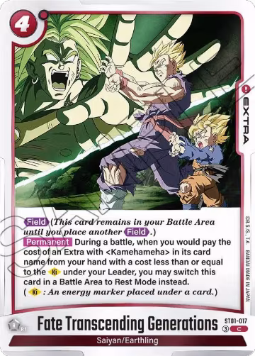 Fate Transcending Generations (ST01-017), Story Booster 01 — DB Fusion card price
