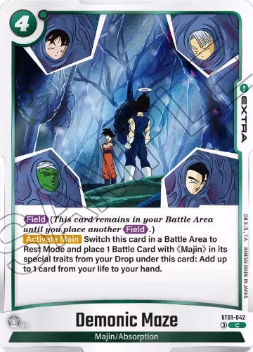 Demonic Maze (ST01-042), Story Booster 01 — DB Fusion card price