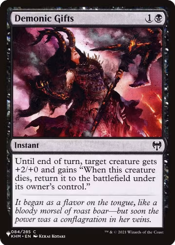 Demonic Gifts (84), The List Reprints — Magic card price