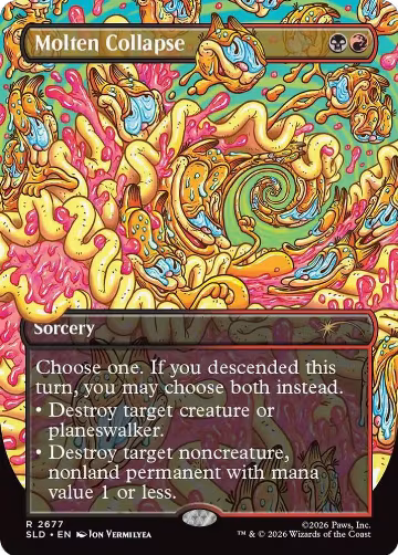 Molten Collapse (2677), Secret Lair Drop Series — Magic card price
