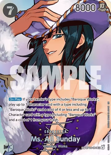 Ms. All Sunday (SP) (OP14-084) — card price