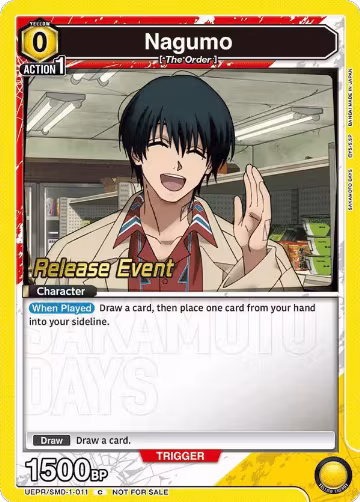 Nagumo (011) (UE19BT/SMD-1-011), SAKAMOTO DAYS Release Event Cards — Union Arena card price