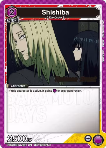 Shishiba (053) (UE19BT/SMD-1-053), SAKAMOTO DAYS Release Event Cards — Union Arena card price