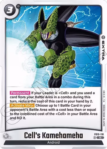Cell's Kamehameha (FB10-118), Cross Force — DB Fusion card price