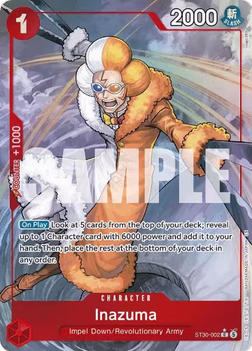 Inazuma (Full Art) (ST30-002), ST-30: Starter Deck 30 EX Luffy & Ace — One Piece card price