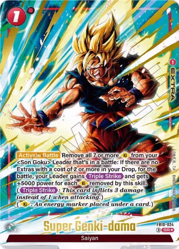 Super Genki-dama (Alternate Art) (FB10-024), Cross Force — DB Fusion card price