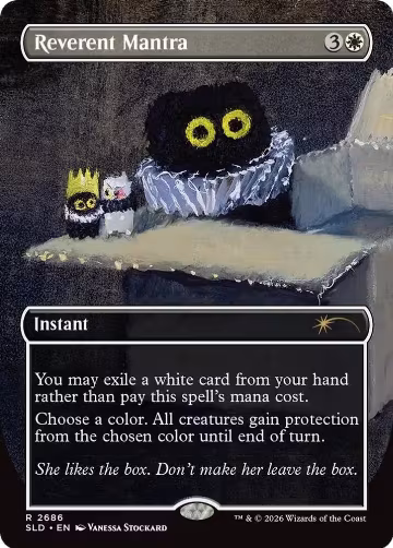 Reverent Mantra (2686), Secret Lair Drop Series — Magic card price