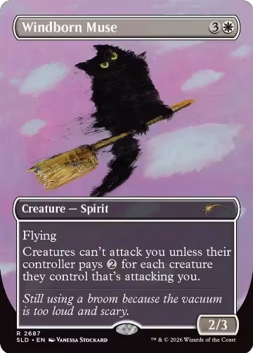 Windborn Muse (2687), Secret Lair Drop Series — Magic card price