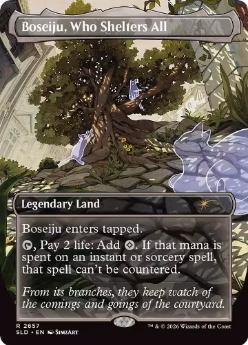 Boseiju, Who Shelters All (2657), Secret Lair Drop Series — Magic card price