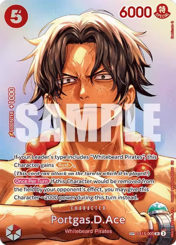Portgas.D.Ace (SP) (ST15-005) — card price