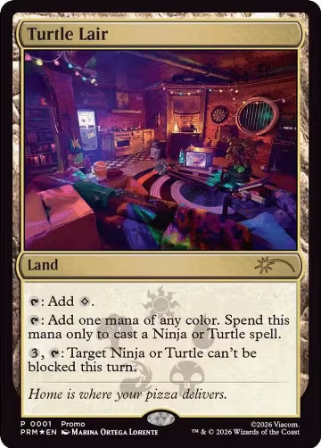 Turtle Lair (Costco Bundle) (1), Unique and Miscellaneous Promos — Magic card price