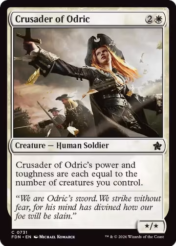 Crusader of Odric (0731) (731), Foundations — Magic card price