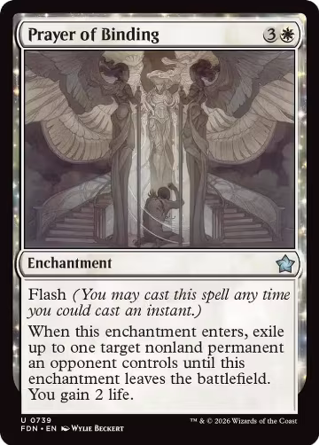 Prayer of Binding (0739) (739), Foundations — Magic card price