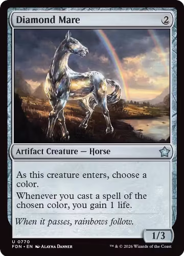 Diamond Mare (0770) (770), Foundations — Magic card price
